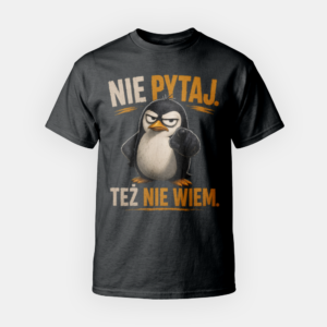 Koszulka GruchaWorks – Nie Pytaj. Też Nie Wiem.