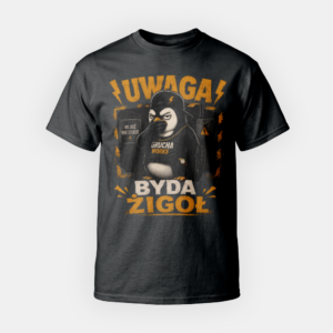 Koszulka GruchaWorks – Uwaga! Byda Żigoł